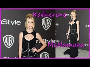 Katherine McNamara Sexy Cleavage at the 2019 Golden Globes