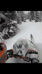 Ouch!! @champagnewayne512 🐿🌲😬 Full Send!!! #NewBumperNeeded | Snowmobile