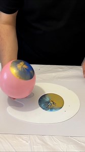 3.1K views · 42 reactions | Balloon Kisses on Acrylic Paper #fluidart #balloons #art | Mark J Ratcliffe Art | Facebook