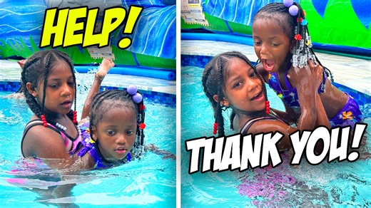 Melly Was Saved From Drowning In The Pool | BEAM SQUAD