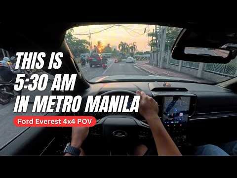 Ford Everest POV Drive | 5:30 AM Eastwood to Mandaluyong Before Rush Hour