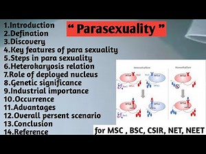 Parasexuality | Key features | Steps | Role | Genetic significance | Importance | Advantages
