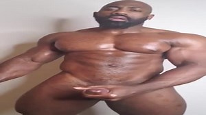 Beautiful Black Bodybuilder Solo
