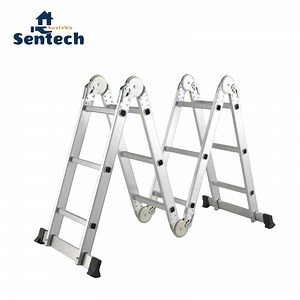 [Hot Item] Best Seller 4X3 Steps 3.5m Foldable Aluminum Multi-Purpose Ladder