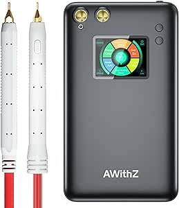 Battery Spot Welder, AWithZ 2" LCD Screen Recyclable 7500mAh Spot Welder, 90 Gears Adjustable Battery Welder, Spot Welder Kit with Manual Control Pen, Mini Spot Welder for 18650 Battery (U3 Pro)