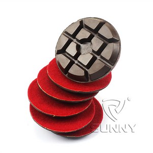 [Hot Item] 3" 3 Inch Dry Wet Use Resin Polishing Pad for Concrete Floor