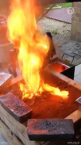 Casting a Solid Brass Coca Cola Bottle from empty bullet shells #satisfying #experiment #presstube | PressTube