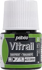 Pebeo Vitrail Paint, Smoky Grey