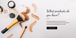 Beauty Product - HTML Template by Nicepage