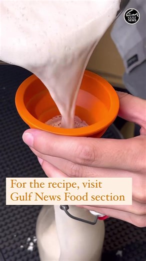 9.3K views · 33 reactions | How to make homemade almond milk Visit: https://gulfnews.com/amp/food/guide-cooking/how-to-make-homemade-almond-milk-1.1675861020110 | Gulf News | Facebook