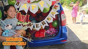 14 reactions | Anniversary Car Surprise From A loving Husband to his Wife #CarSurprisePackage #carsurprisedeliverypackage #carsurprisedelivery #anniversarygift #anniversarysurprisedelivery #anniversarysurprise | Cebu Cartrunk Surprise, Flower bouquets and Gifts by Momshie Corner | Facebook