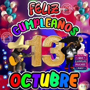 85K views · 900 reactions | #13deOctubre 拾¡Feliz cumpleaños! Que en este día tan especial, Dios te bendiga con mucha felicidad.拾 #HappyBirthday #fypシ゚ #FelizCumpleaños #Felicidades #foryouシ #Happy #CumpleañosFeliz #Cumple | Feliz Cumpleaños | Facebook
