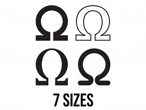 Omega Embroidery Design - Greek Alphabet Embroidery Design- Fraternity Sorority Embroidery Design- Machine Embroidery Design Files -7 Sizes - Etsy