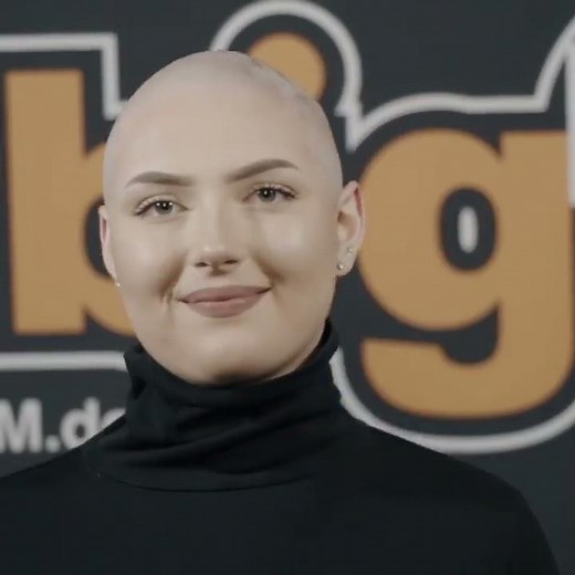 2 women shave each other heads for charity (4K remaster)