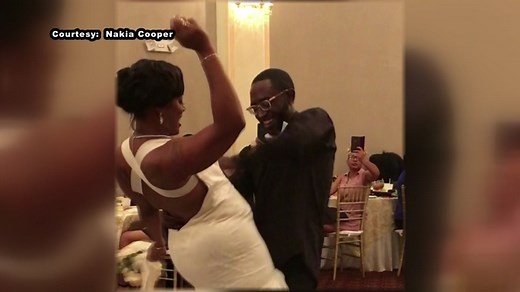 A NIGHT TO REMEMBER: Sexy bride goes viral in epic wedding reception video