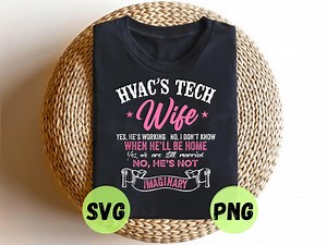 Vintage HVAC Tech Wife Svg Png HVAC Technician Wife Cut File - Etsy Australia