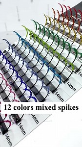15 reactions | Our 12 colors spikes lashes have become the hottest...