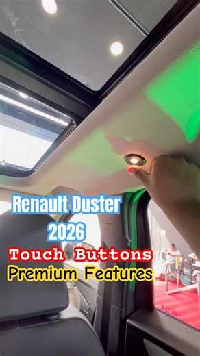 Renault Duster 2026 🔥 Touch Sensitive Button 😍 #renault #newduster #duster2026 #renaultduster2026
