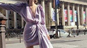 Lagos Dress / Czech Boots / Dahlia Earrings / Iris Pair Rings 🌹 🎥 Tatiana + Karol #UrbanRomantic #MagdaButrym | Magda Butrym