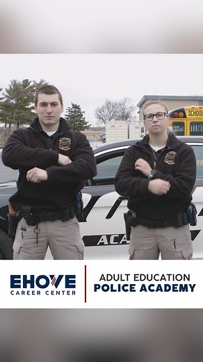 At EHOVE Career Center, we provide adult education programs - like our Police Academy - that help you take your dreams as far as they can go! 👮 #EHOVEproud #CareerTechEd #OhioCareerTech | EHOVE Career Center