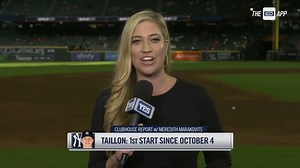 The #ALCS Game 1 Clubhouse Report with Meredith Marakovits, discussing the quick turnaround, Jameson Taillon getting the nod, roster changes, and more. | YES Network