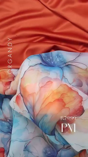 Floral printed organdy fabric, starting at R79.99 per meter, combines delicate floral designs with a lightweight, crisp texture. Ideal for crafting elegant apparel, decor accents, and stylish curtains, this fabric brings a touch of grace to any creation. Prices subject to change. 📍56 Voortrekker Street, Vereeniging, 1939 📱Browse/order online - 𝗛𝗔𝗕𝗕𝗬𝗔𝗡𝗗𝗟𝗔𝗖𝗘.𝗖𝗢𝗠 • WhatsApp Support: 27 64 775 8722 #habbyandlace | Habby And Lace