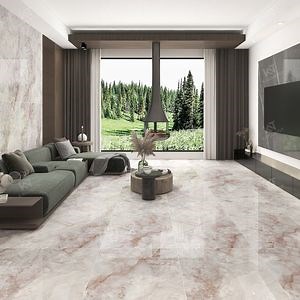 [Hot Item] Indoor Bathroom Porcelain Tile Manufacturer White Beige Matte 750*1500 Porcelain Tile