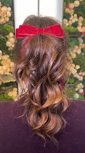 Looking for a cute and easy holiday hairstyle this year? Try a pony with a bow!😍🥰 Sandra Bennett QVC is ready for her holiday festivities!🥰 #hairponytail #ponytail #holidayhairstyle #hairtools #hairstyletutorial #holidayseason #holidayparty #holidayhair #hairgoals #ponytailhairstyle #bowhairstyle | Calista by Maria McCool