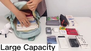 Watch Kawaii Backpack for Teen Girls Boys School College Travel on Amazon Live