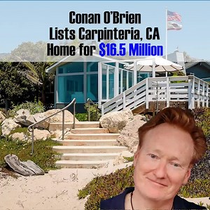 8.6K views · 210 reactions | Conan O'Brien Lists Beach House For $16.5 Million | Carpinteria, CA | Samir | Facebook