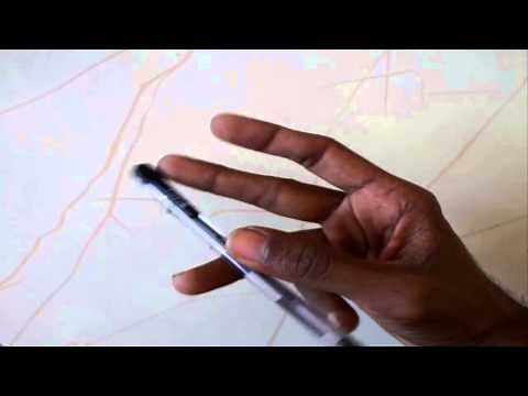 Pen Flipping over Fingers