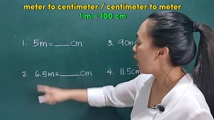 2.9K views · 315 reactions | Metric Conversions Units of Length Converting meter to centimeter and Converting centimeter to meter #metricconversion #math #metertocentimeter #centimetertometer #MathEducation #mathlearning | Unang Math | Facebook