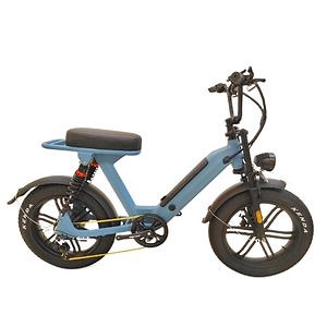 [Hot Item] Fat Tire E Bike Full Suspension Mountain Bicycle 20inch Electric Folding Bike