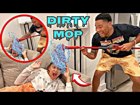 Dirty Mop Prank On My GF!