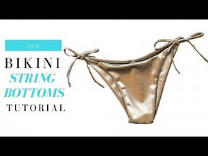DIY String Bikini Bottoms || Katie Fredrickson
