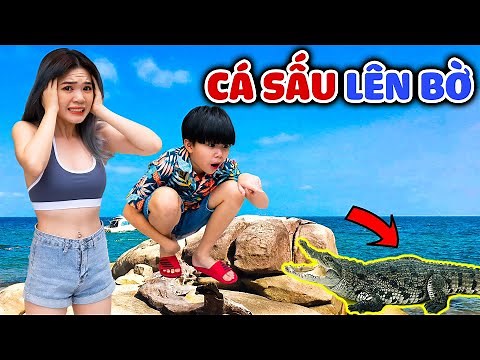 THỬ CHƠI CÁ SẤU LÊN BỜ VỚI THỬ THÁCH SIÊU LẦY | BẬT XA, VƯỢT XÀ,... | SUNNY TRƯƠNG