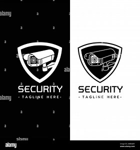 CCTV Security Camera Logo icon isolated on white background vector illustration, Surveillance Protection, CCTV Guard symbol concept Stock Vector Image & Art - Alamy