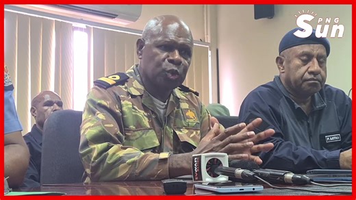 Acting PNG Defence Force Commander Philip Polewara on joint security operations to restore normacy in NCD: | PNG SUN