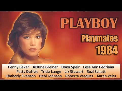 Playboy playmates 1984 | Retro color photos