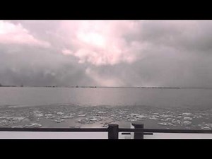 Buffalo Lake Effect Snow Forming Off Lake Erie Nov 2014