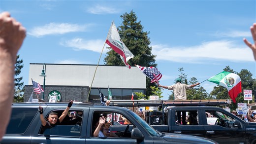 Photos: Anti-Trump protest draws more than 10,000 in Santa Cruz - Santa Cruz Local
