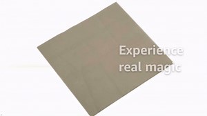 Grey Coin Penetration Dish Coin Thru Rubber Sheet in Cup Black Hole Magic Trick Mentalism Props, Coin Magic