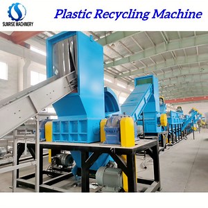 [Hot Item] Plastic PE PP PVC Film Lump Pipe Drum / Pet PC Bottle Barrel Pallet PP Woven Jumbo Bag ABS Shredder Crushing Washing Recycling Granulating Pelletizing Machine
