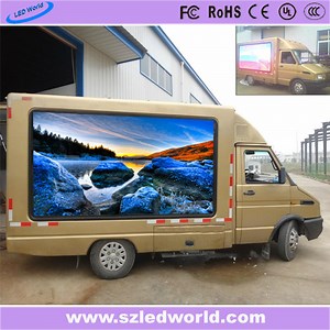[Hot Item] Outdoor / Indoor Full Color Mobile RGB LED Video Wall Truck Screen Display Board Panel Sign for Advertising China Manufacturer (p4 p5 p6 p8 p10)