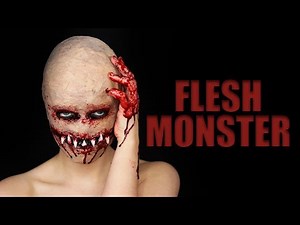 FLESH MONSTER Halloween SFX Makeup Tutorial
