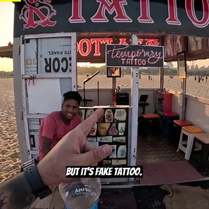 45K views · 1K reactions | Beach Tattoo Shop in Chennai, India  #india #chennai #indian | Travelwithchris | Facebook