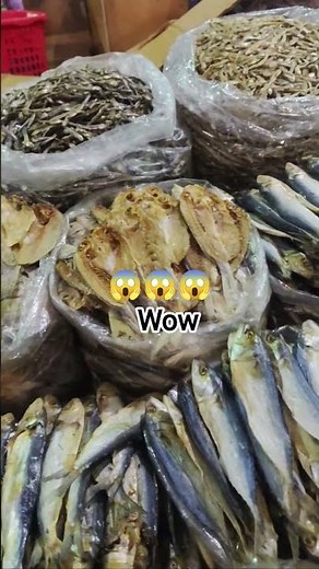 lots of beautiful dried fish and daing😱🥰#fish #dry