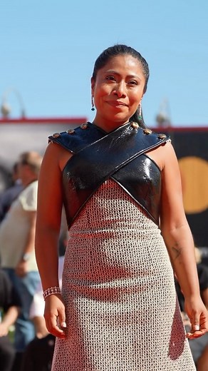 11K views · 44 reactions | Oscar nominee Yalitza Aparicio attends the ‘Bastarden’ (‘The Promised Land’) world premiere at #Venezia80  Getty | Deadline Hollywood | Facebook