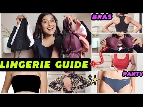 Top 10 ✅ Must Have BRAS & UNDERWEAR 😍 "Lingerie & Innerwear Guide " Every girl should own