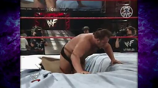 Undertaker w/ Paul Bearer vs Big Show WWF Title Match (Big Show Chokeslams Taker Through the Ring)! 